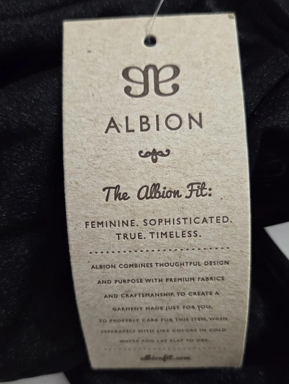 NWT Albion The Maria Black Mesh One-Piece Swimsuit Size Large - Picture 9 of 11